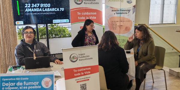 Día Mundial Sin Tabaco, preventivo en Casa Matriz BancoEstado