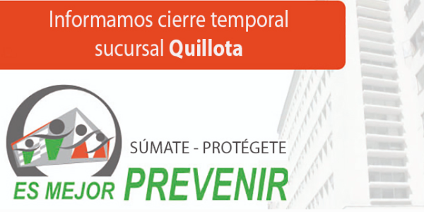 Cierre temporal, sucursal Quillota