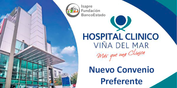 Nuevo Convenio Preferente entre Isapre Fundación y Hospital Clínico de Viña del Mar