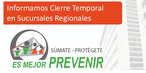 Cierre de Sucursales Regionales