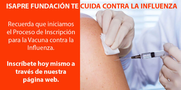 Inscríbete hoy mismo: Campaña de Vacunación contra la influenza año 2022 dirigida a personas que No son de Grupo de Riesgo (MINSAL)