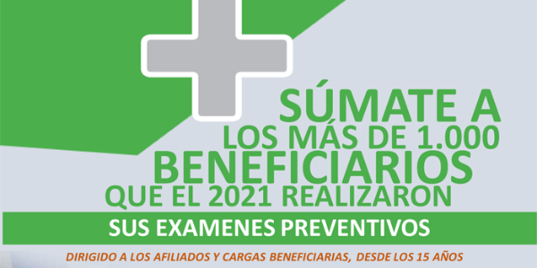 Programa Preventivo de Salud 2022 a Domicilio / Exámenes preventivos