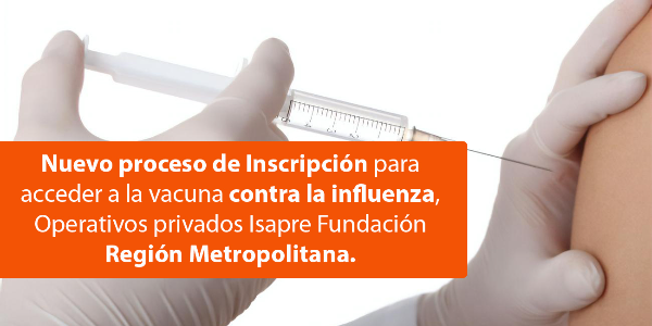 OPERATIVOS DE VACUNACIÓN CONTRA LA INFLUENZA, ÚLTIMOS CUPOS, R.M.