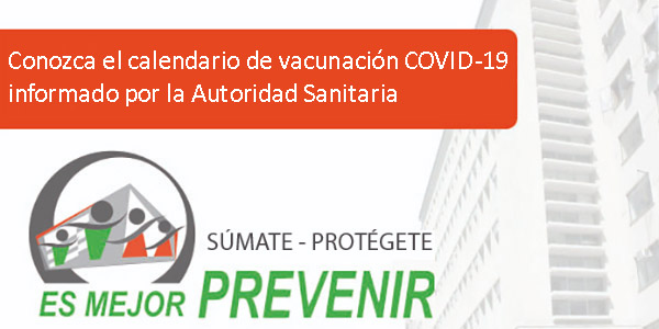 Calendario de Vacunación COVID-19